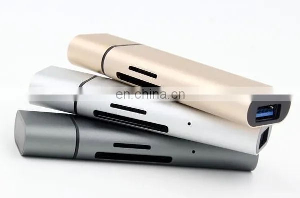 3in1 OTG USB2.0 to Micro USB Type-C TF SD Card Reader photo-2