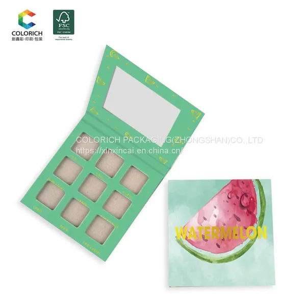 10 Color Empty Custom Eyeshadow Packaging Highlight Makeup Palettes Eye Shadow Powder Waterproof Dry photo-3