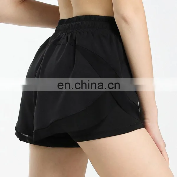 Women Quick Drying Stretch Slim Fitness Yoga Jogging Sports Shorts photo-4