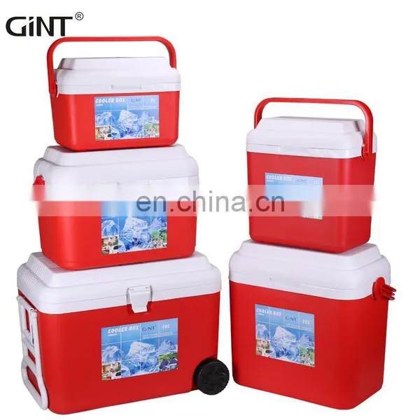 Insulated 50L Outdoor Plastic Ice Chest Cool Cooler Box For Meat Transportation