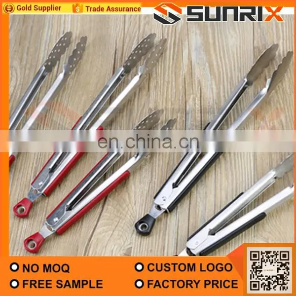 Best Selling Food Grill Tongs, Cooking Tongs for Salad, Grilling, Frying, Tongs With Silicone Tips photo-4