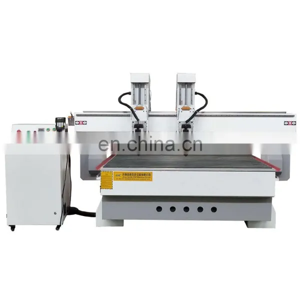SENKE Factory Price 1325 3 Axis Doble Heads CNC Router Wood Working Machinery T-Slot Table photo-5