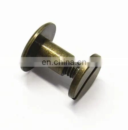 Antique Brass Decorative Rivet Button Metal Screw Rivets For Bags photo-4