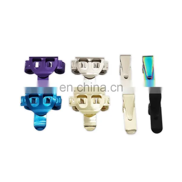 Factory Wholesale Durable Stainless Steel Metal Spring Single Pencil Pen Holders Loop Clips For Notebook