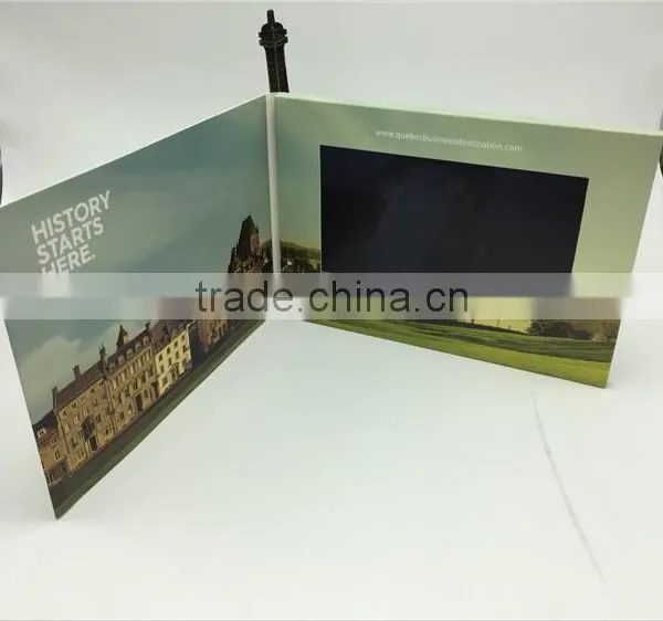 2016 Newest Invitation Video Brochure Card/ Lcd Video Greeting Card Oem, Promotion Digital Lcd Video Business Card photo-6