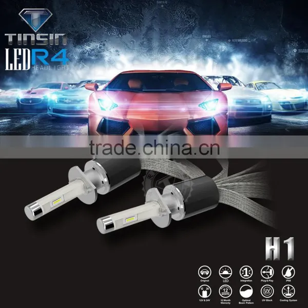 New Products 2016 Innovative Product Car Bulb Light From TINSIN 30W 40W R4 Led Headlight h1 With Automotive Customized Chip photo-3