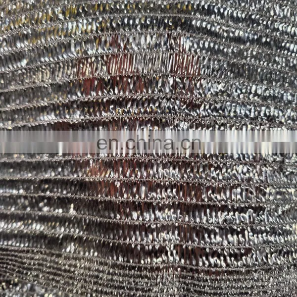 Sun Reflective Aluminum Shade Net Woven Fabric Silver Shade Mesh,Heat Control Aluminum Shade Cloth photo-5