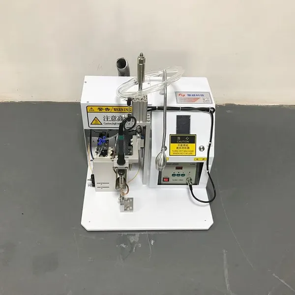 HY-H06 LED Lamp Wiring Spot Welding Machine CD Terminal Automatic Soldering Machine photo-2