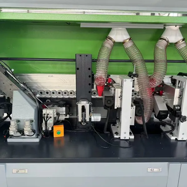 PVC Edge Banding Machine Automatic Wood Edge Bander Melamine Cabinet Edge Banding With End Cutter photo-3