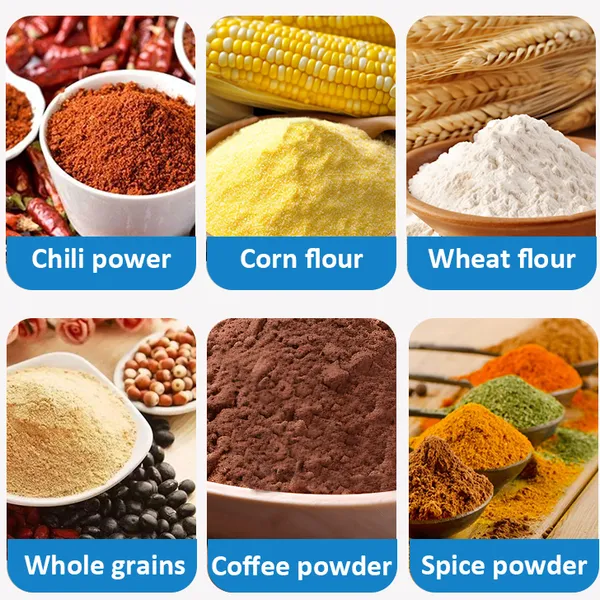 Industrial Herb Spice Grinder for Chili Ginger Turmeric Tea Leaf Fine Powder Production