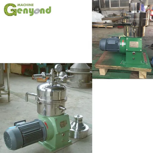 Shanghai Factory Small Industrial Milk Cream Fat Separating Equipment Skimmed Milk Disc Stack Centrifuge Separator Machine photo-4