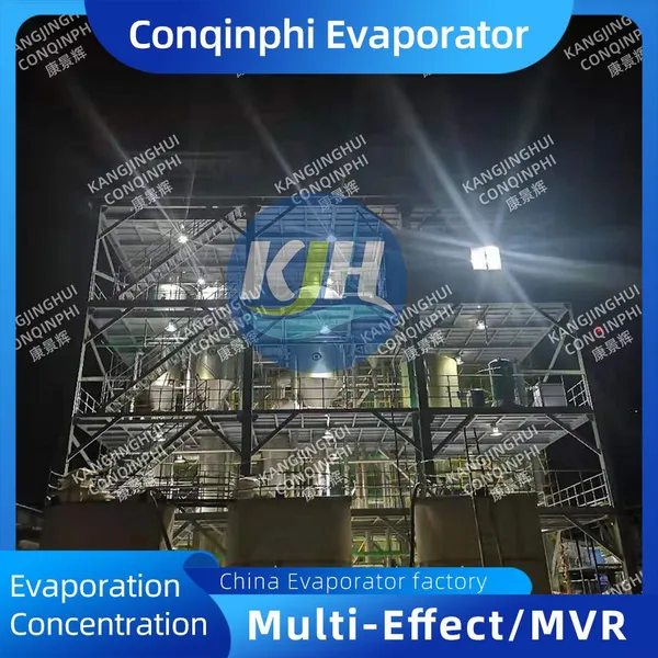 Triple-effect Vacuum Evaporator Compact Design Vacuum Pump Condenser Integrated no Leakage Sealed photo-5