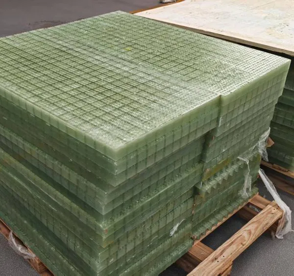 Reinforced Plastic Mesh Panels Molded Fiberglass FRP Gratings for Trench Covers photo-3
