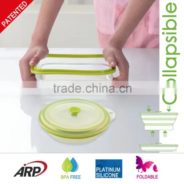 Foldable Silicone Food Container Food Box photo-4