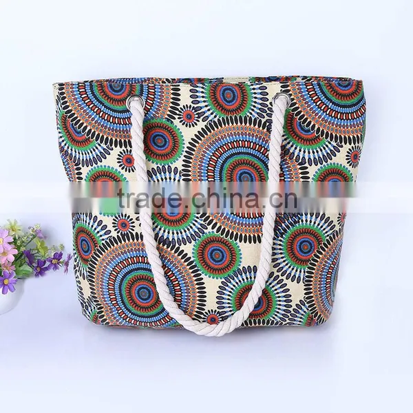 Tote Shoulder Purse Bag Flower Print Scottie Totes Handbag Designer Shopping Bags photo-2