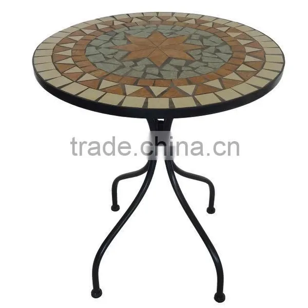 2015 New Design Outdoor Mosaic Tile Table Set photo-3