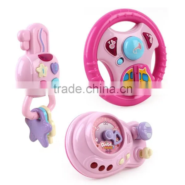 Eco-friendly Plastic Baby Toy Educational Car With Steering Wheel MT801039 photo-2