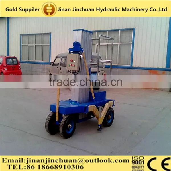 Hydraulic One Mast Aluminum Alloy Lift Platform/single Column Aluminum Alloy Lift Platform photo-3