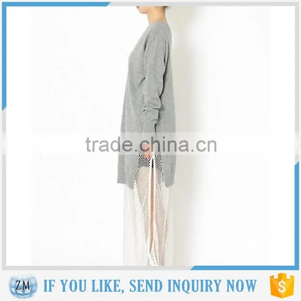 Round Collar Woolen Sweater New Designs for Ladies With Factory Price photo-2
