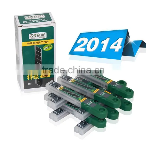 LAOA SK2 18 MM 10PCS Set 3times Longer Life Whole Black Blade/ Utility Knife/ Art Knife Blade photo-4