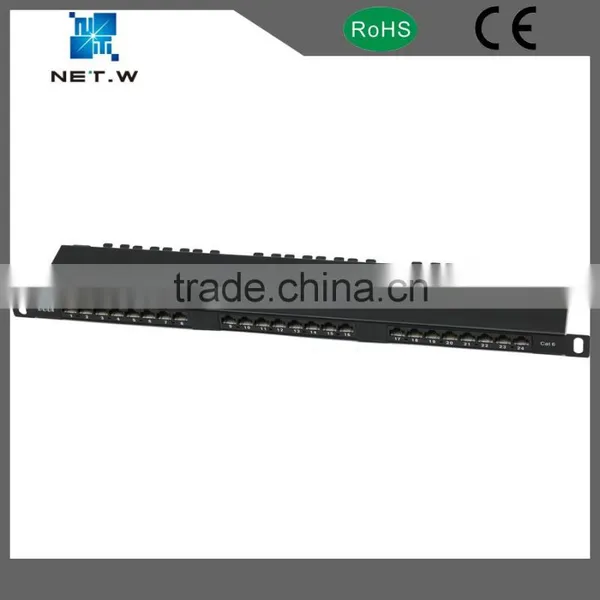 0.5U Height Wall Mount Patch Panel, Utp Patch Panel 24 Port photo-6