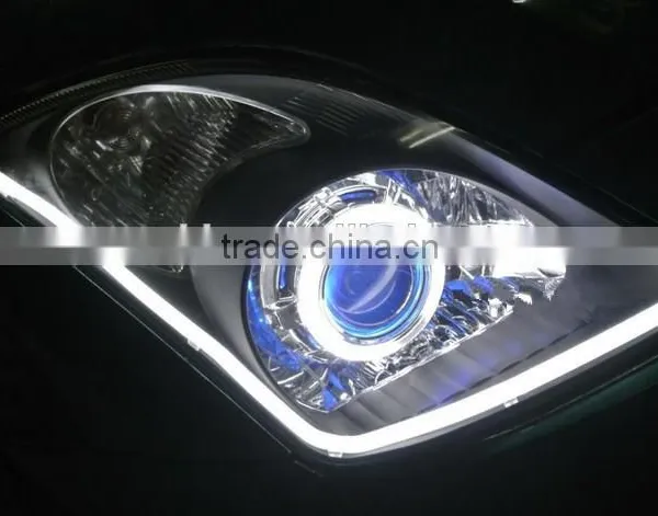 30cm 45cm 60cm 85cm Dual Color Yellow White Auto Flexible Led Drl Daytime Running Light photo-6