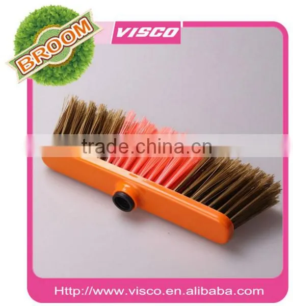Plastic Broom With Pvc Coated Wooden Broom Handle,VA114 photo-2