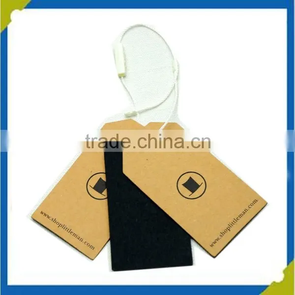 Fashion Cheap Custom Eco-friendly Kraft Paper Garment Hang Tags Template for Jeans photo-4