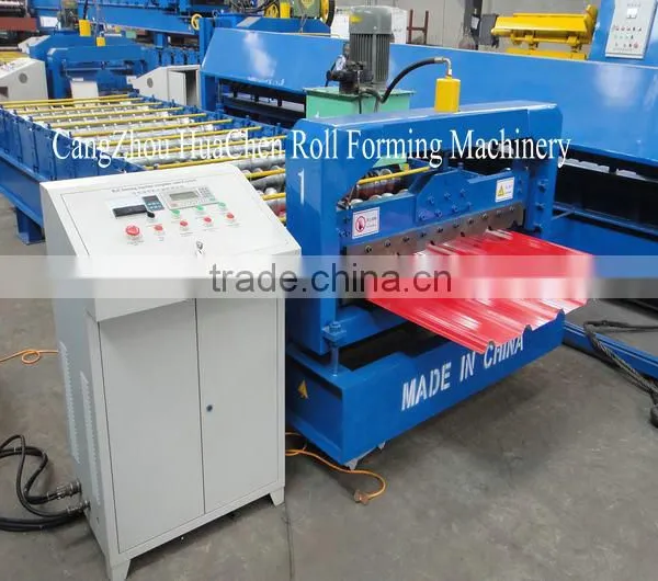 China Galvanized Colored Steel Tile Rolling Mill for Tiles Manufacturing Machinery photo-5