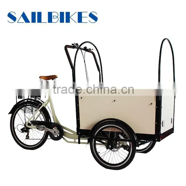 Family Cargo Bike Dutch Tricycle for Kids photo-2