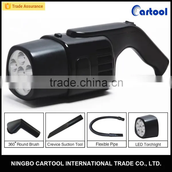 12V 150W Portable Handheld Wet Dry Auto Mini Vacuum Cleaner With LED photo-2