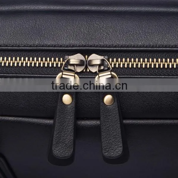 Carrying Leather Laptop Document Bag photo-2