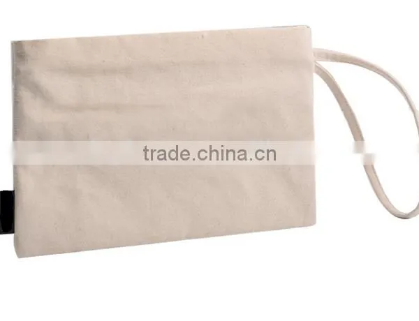 Natural Plain Cosmetic Clutch Beige Toiletry Bag Quality Choice photo-5