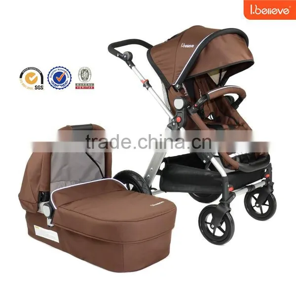 Hot Design Good Quality Best Seller Europe Style Baby Stroller 3 in 1 With Carry Cot photo-4