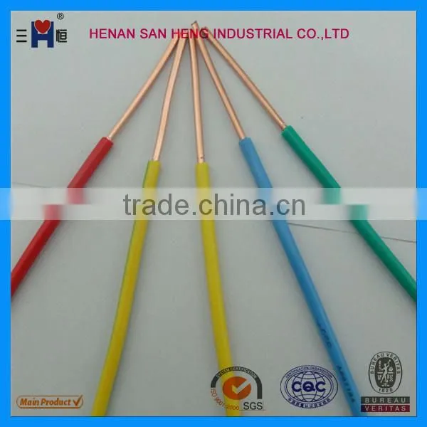 600V Single Core Cu/pvc 600v Insulated Pvc Copper Strand TW THW Cable Wire photo-6
