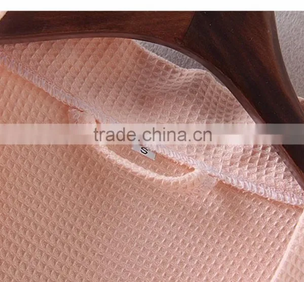 New 2016 Plus Size Waffle Cotton Male Bathrobes Men Pajamas With Belt Mat Braid Elegant Bathroom Spa Men Robe photo-3