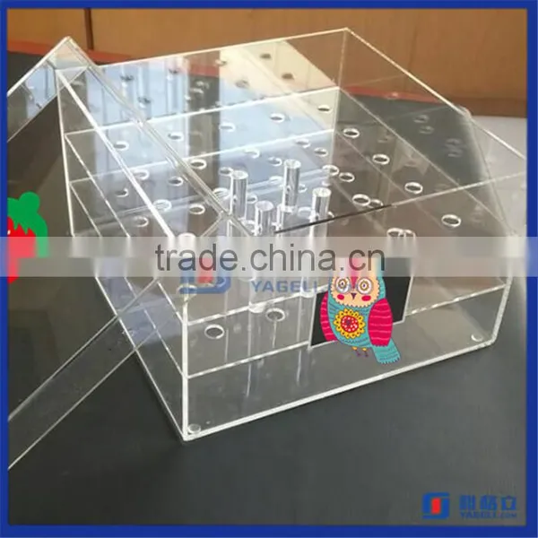2016 High Quality China Manufactuer Customized 25 Roses Acrylic Rose Display Box photo-5