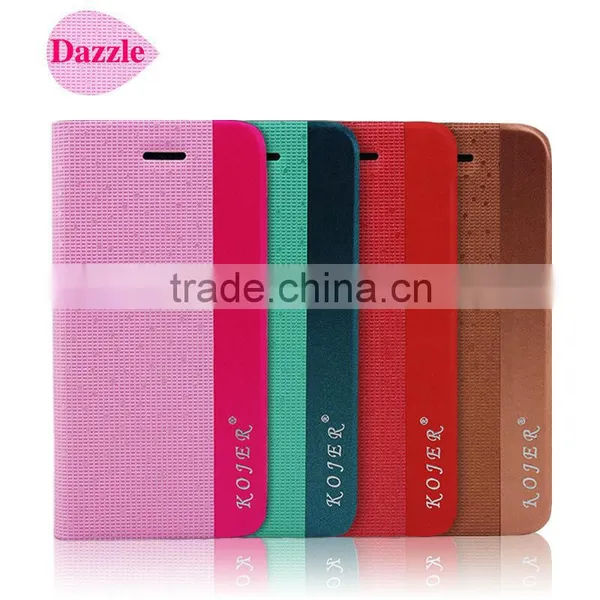 PU Mobile Leather Case Flip Case With Card Slots Inside for IPhone 6 photo-2