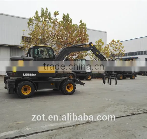 SDLG Made 6tons Wheel Excavator ZE906W Cheap for Exporting photo-4