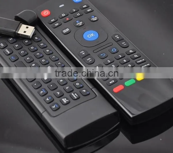 MX3 Multi-function remote control for android tv box 2.4ghz usb wireless optical mouse driver