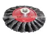 Wheel Brush, Reinforced, Twist Steel Wire