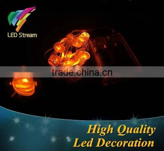 Halloween Pumpkins Icon 3AA Battery Power Box 2M, 20 LEDs Fairy String Lights