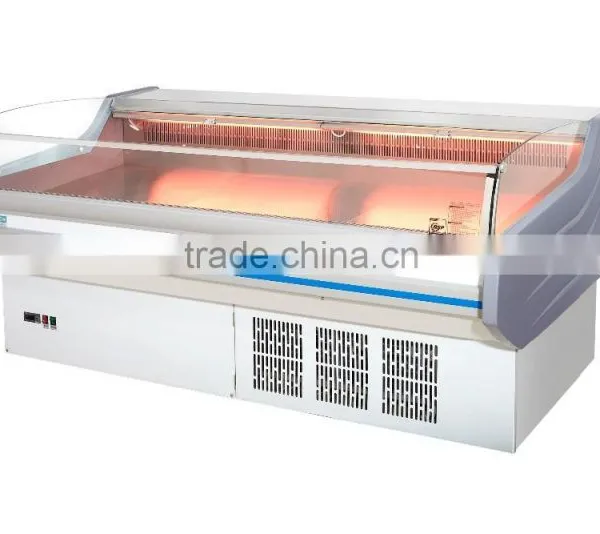 Hot Sell Commercial Fresh Meat Chiller/refrigerator Showcase With CE/ROHS Approve