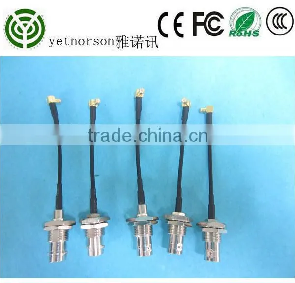 Pigtail Coaxial Cable With Connector N Female to Right Angle Mmcx Rg179 Cable Assembly photo-3