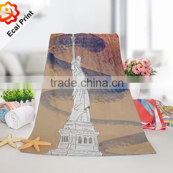 Custom Made Printing Dropship Good Water Absorption Bathtowel