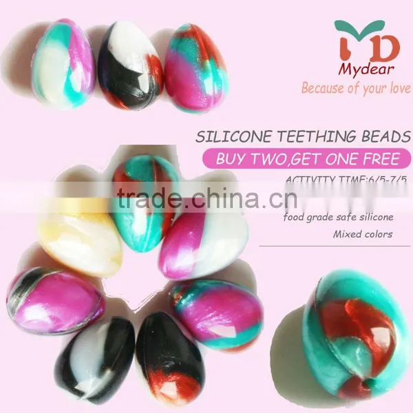 New Non Toxic Bpa Free Silicone Beads and Jewelry Makingb/pa Free Silicone Beads for Baby photo-2