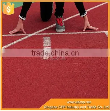 Slip Resistant Rubber Flooring Rubber Running Track for School,running Track Mat