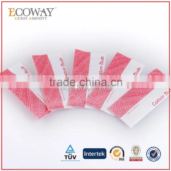 Mini Plastic Sachets Cotton Ear Buds Mini Sterile Cotton Swabs