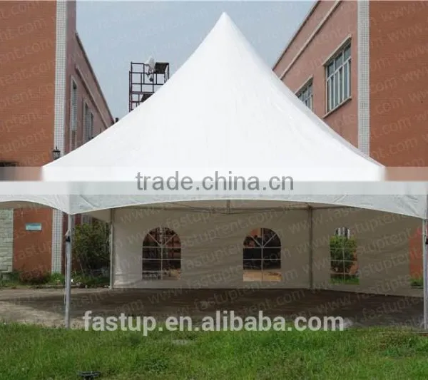 White PVC Roof and Black PVC Fabric Tent Multi-side Party Tent Pagoda photo-2