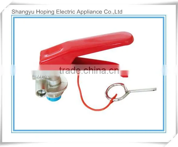 fire valve ( red handle)